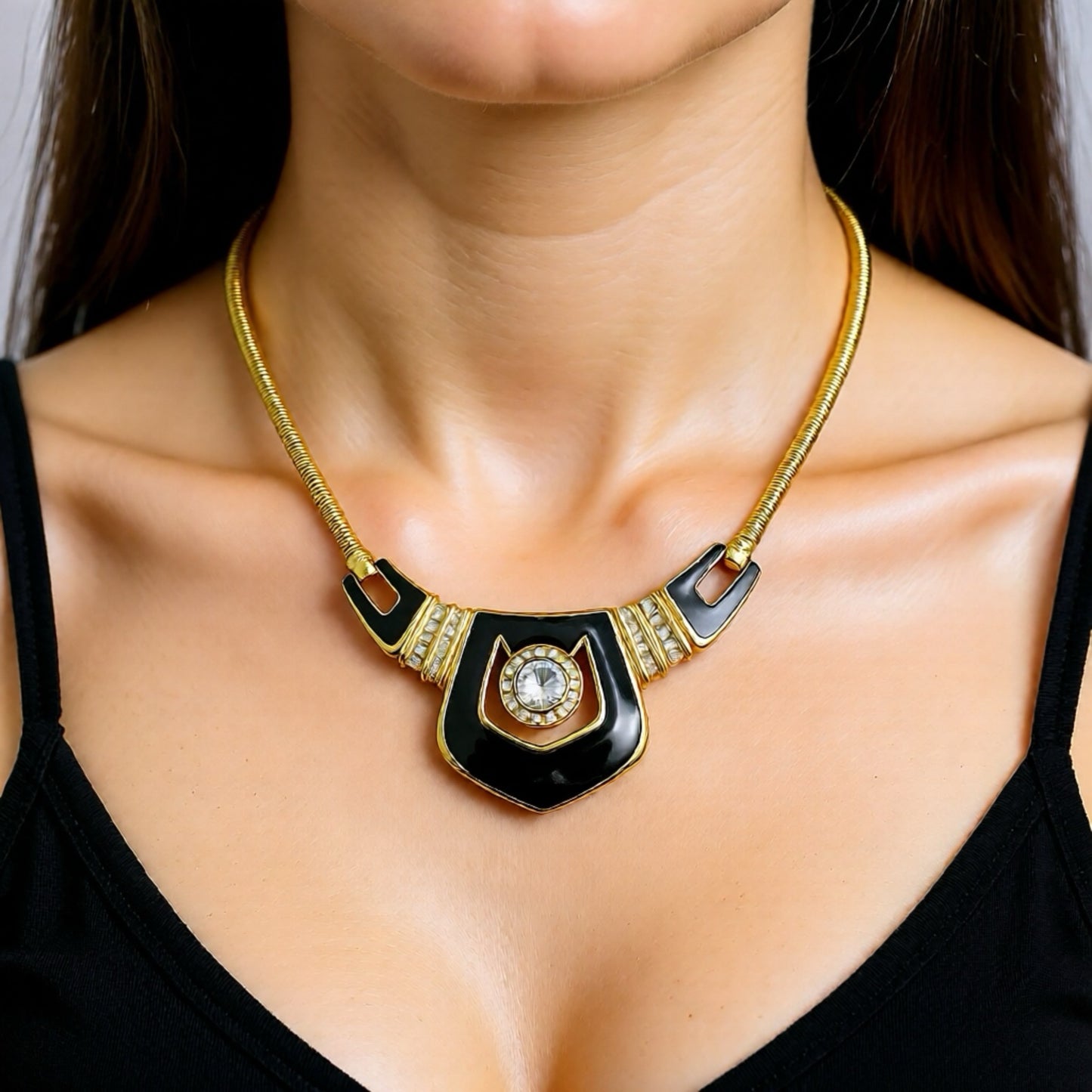 BG Bergdorf Goodman Vintage Choker Kolye