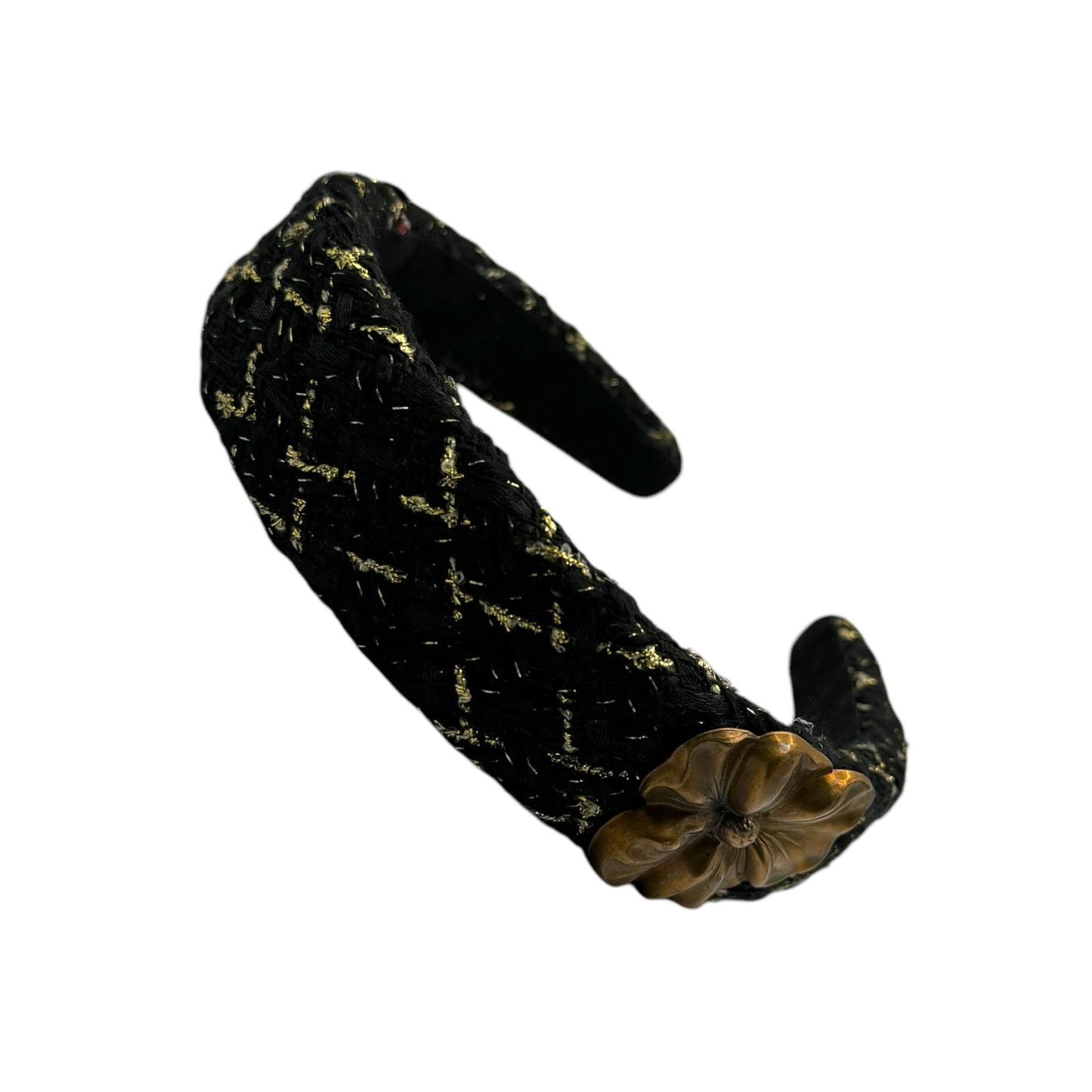 Vintage Çiçek Figürlü Saç Bandı