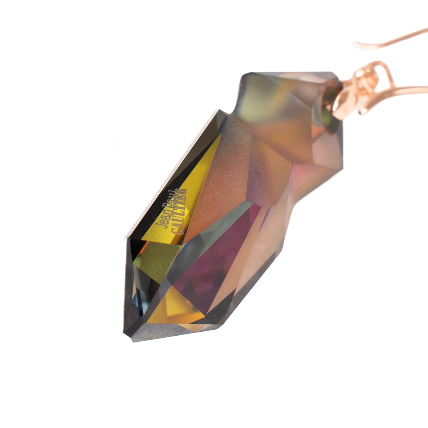 Jean Paul Gaultier for Atelier Swarovski Kaputt Kristal Sarkıt Küpe — 2016