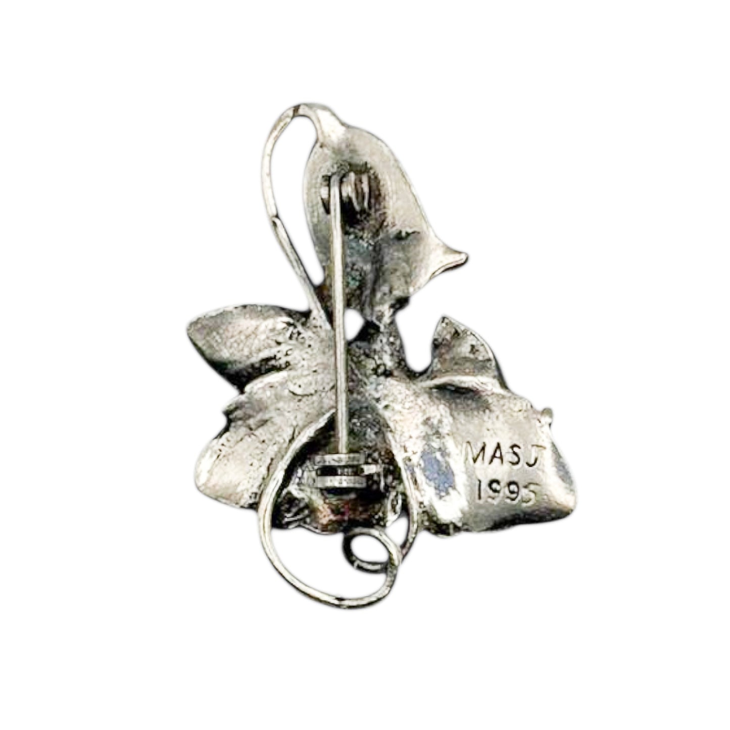 MASJ 'Silver Scenes' Vintage Peri Broş — 1995