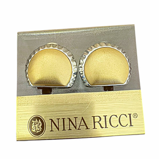 Nina Ricci Vintage Clip-On Earrings — 1970s