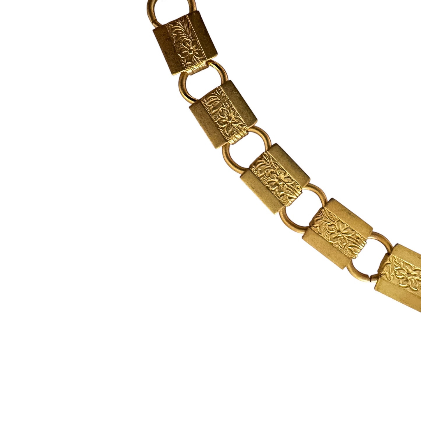 Vintage Four-Piece Assembled Necklace — Book Chain Bracelet & 1950s Spider Brooch