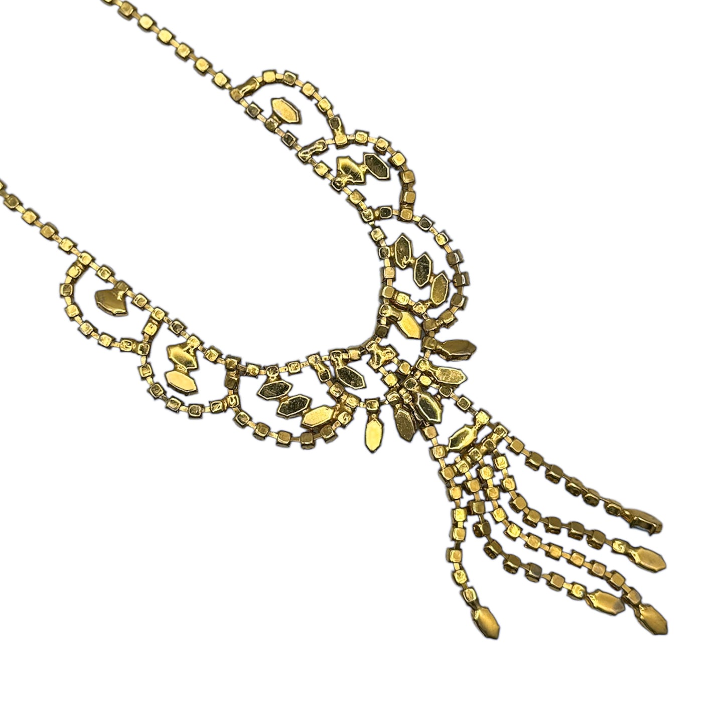 Vintage Art Deco Aurora Borealis Statement Kolye