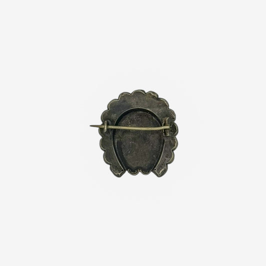 Antique Sterling Silver Dog Brooch — 1920s Hallmarked