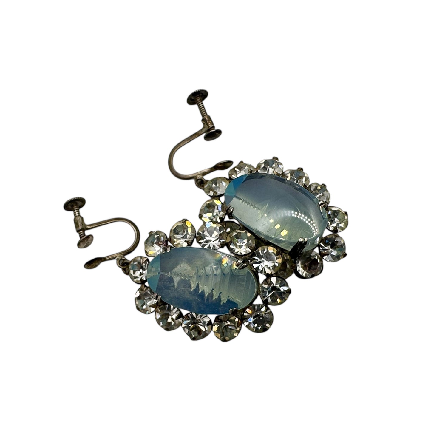 Vintage Ters Oyma Japon Pagoda Küpe