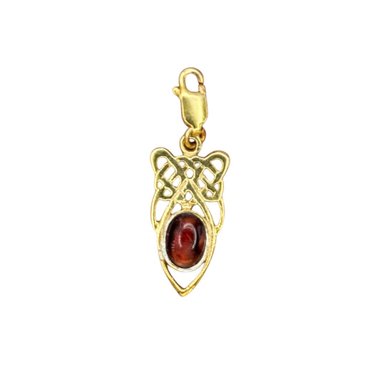 Vintage Sterling Silver Ornate Drop Charm