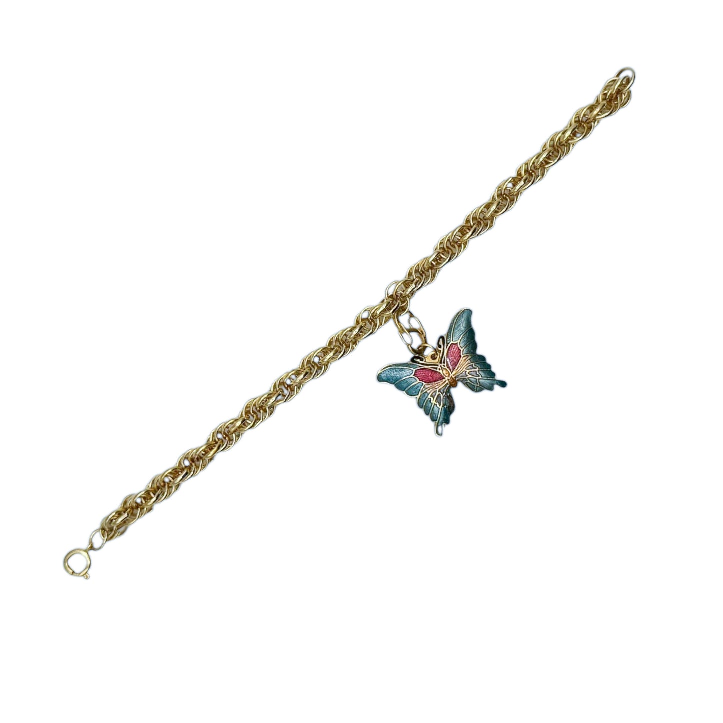 Butterfly Cloisonné Bracelet