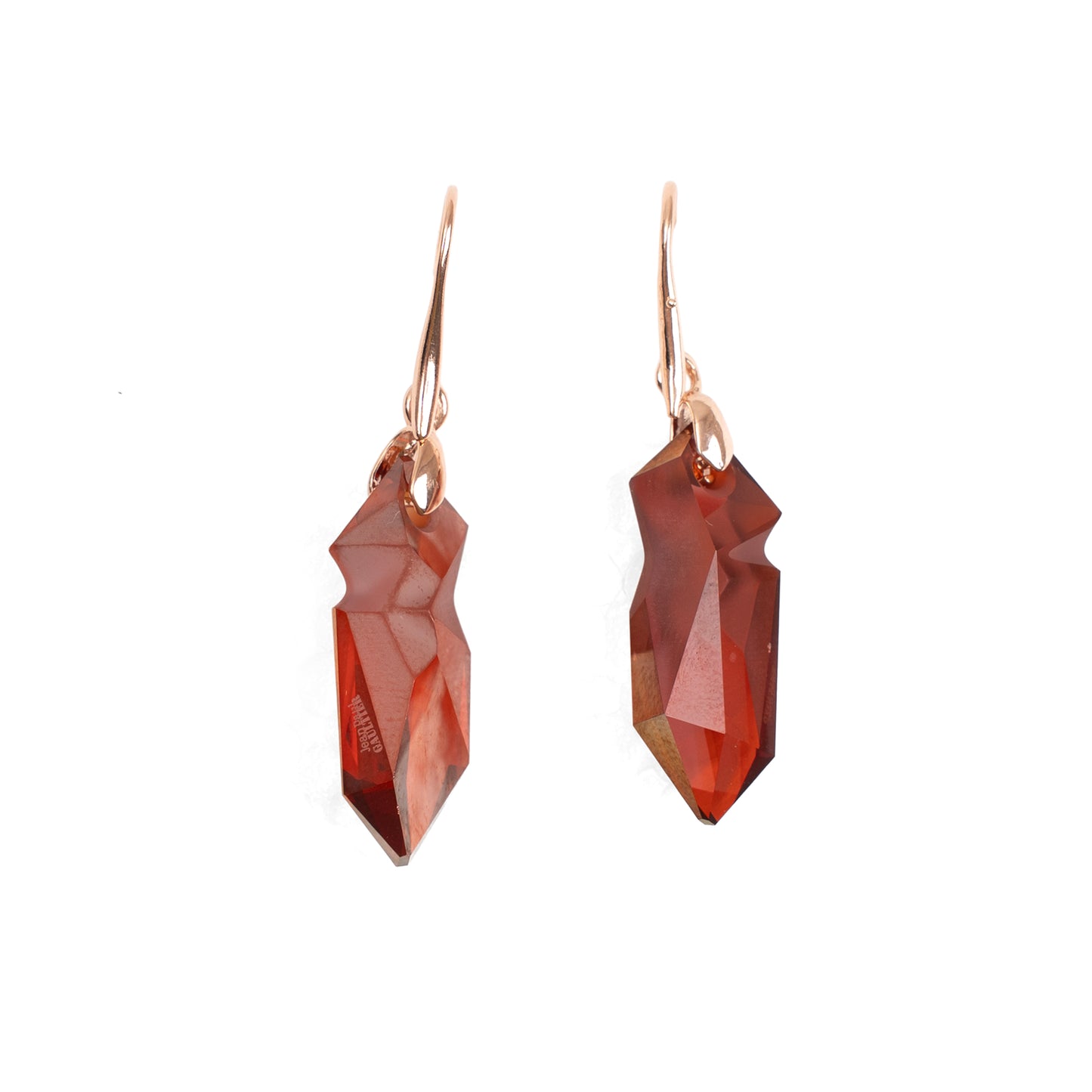 Jean Paul Gaultier for Atelier Swarovski Kaputt Amber Crystal Drop Earrings — 2016 Limited Edition
